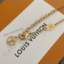 ルイヴィトン 偽物 コリエ・LV フローラグラム ネックレス M00981