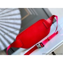 ルイヴィトン スーパーコピー x シュプリーム ショルダーバッグ コラボ バムバッグ BUMBAG RED 赤 vur60762