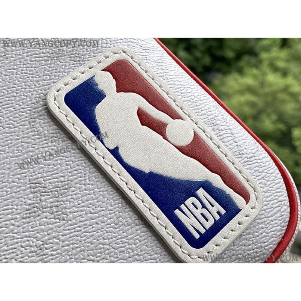 ルイヴィトン スーパーコピー x NBA コラボ NIL メッセンジャー ショルダーバッグ ホワイトモノグラム M85141