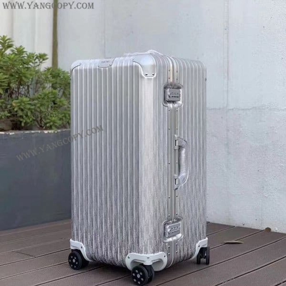 ディオール スーパーコピー ×RIMOWA トランク キャリーケースブルー 33 インチ dez10381