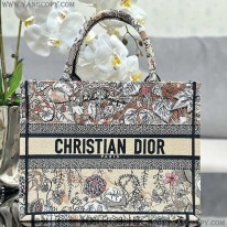 ディオール スーパーコピー ブックトート 激安 Dior Jardin Magique刺繍 det39033