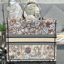 ディオール スーパーコピー ブックトート 激安 Dior Jardin Magique刺繍 det39033