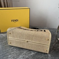 フェンディ コピー ミディアム サンシャイン ラフィア バッグ かご feo55720