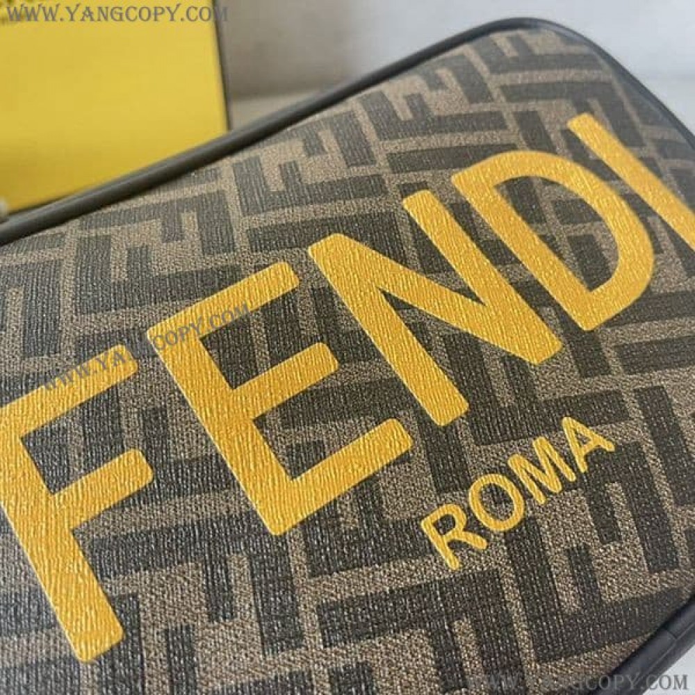 フェンディ スーパーコピー ROMA FFファブリック カメラケース feg47963