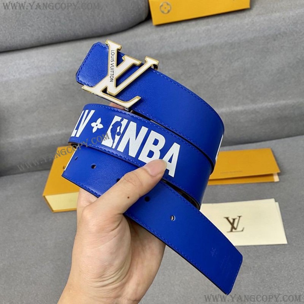 ルイヴィトン 偽物 LVXNBA サンチュール・LV スリーステップス 40MM リバーシブルベルト vuy41565