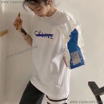 セリーヌ 偽物 ロゴプリント Tシャツ Ceg37424