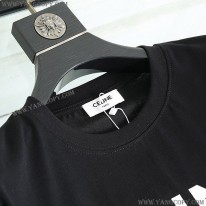 セリーヌ スーパーコピー Tシャツ クルーネック ロゴ セレブも愛用 Ceu46399