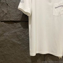 クロムハーツ 偽物 スクロール マルチカラー カラフル クロス Tシャツ Kue54267