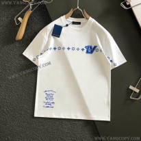 ルイヴィトン 偽物 エブリデイ LV クルーネック Tシャツ vuw39347