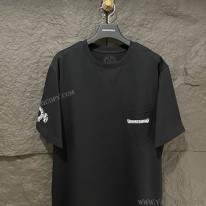 クロムハーツ スーパーコピー スクロール マルチカラー カラフル クロス Tシャツ Kuv70305