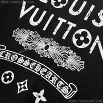 ルイヴィトン 偽物 クロムハーツ コラボ Tシャツ vuc78738