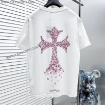 クロムハーツ 偽物 フローラルクロス Tシャツ Kuh25970