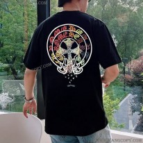 クロムハーツ 偽物 ネック ロゴ Tシャツ 半袖 Kuv47012