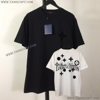 ルイヴィトン コピー グラフィック クルーネック Tシャツ 2色 vut91018