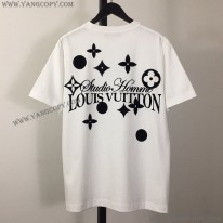 ルイヴィトン コピー グラフィック クルーネック Tシャツ 2色 vut91018