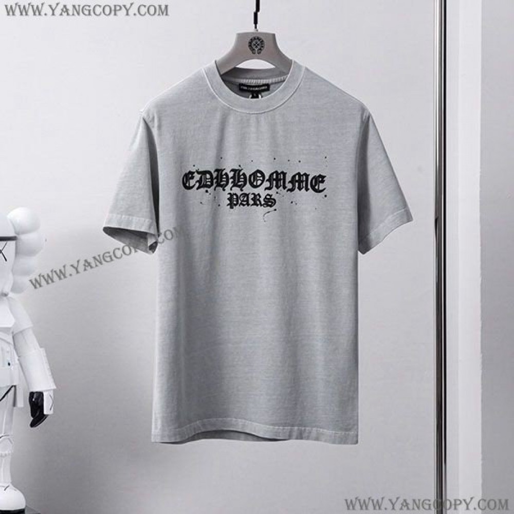 クロムハーツ スーパーコピー Tシャツ CHプラス グレー メンズ Kuv15070