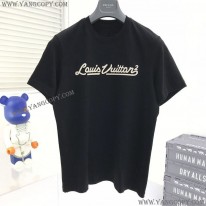 ルイヴィトン 偽物 Tシャツ パロディ トップス 半袖 メンズ レッドブラック vuo27473