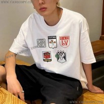 ルイヴィトン スーパーコピー グラフィック クルーネック Tシャツ 2色 vuf36244