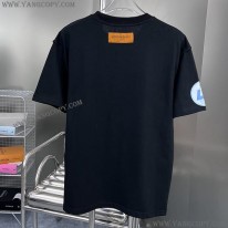 ルイヴィトン スーパーコピー コットンショートスリーブ クルーネック Tシャツ 2色 vud04292