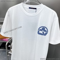 ルイヴィトン スーパーコピー コットンショートスリーブ クルーネック Tシャツ 2色 vuk57916