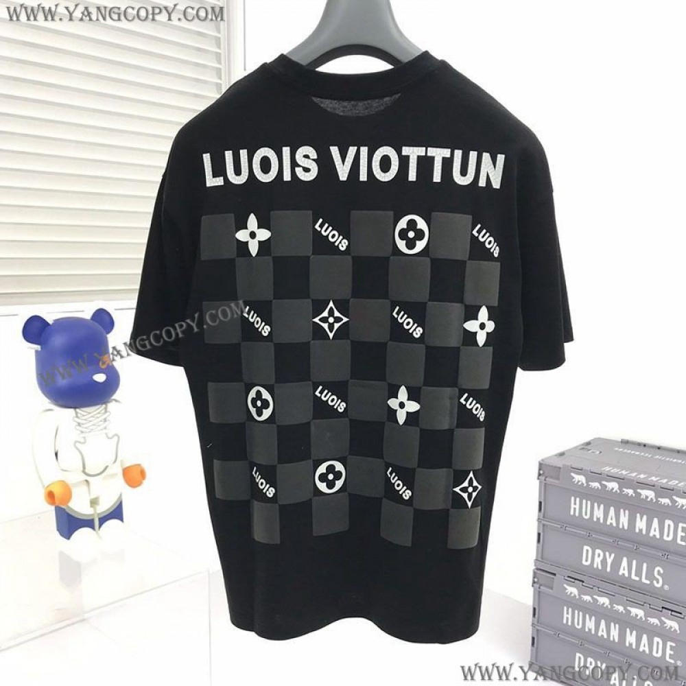 ルイヴィトン スーパーコピー エスカルプリンテッドTシャツ 2色 vuj16831