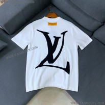 ルイヴィトン スーパーコピー Tシャツ 21SS フロウティングLVプリンテッド vuq53601