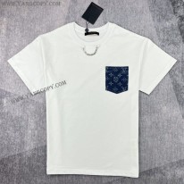 ルイヴィトン コピー レディース モノグラムポケットTシャツ パロディ vur03376