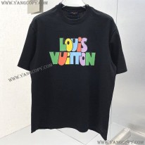 ルイヴィトン コピー NBA フロント＆バック レタープリントTシャツ vuf01348