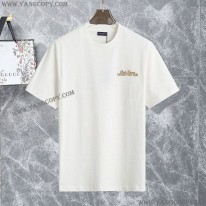 ルイヴィトン スーパーコピー プリント Tシャツ 白 トップス vub44374