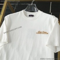 ルイヴィトン スーパーコピー プリント Tシャツ 白 トップス vub44374