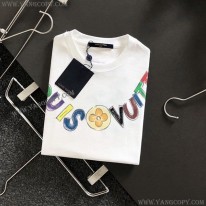 ルイヴィトン 偽物 グラフィック 半袖 Tシャツ コットン vub52469