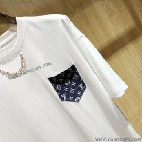 ルイヴィトン スーパーコピー レディース モノグラムポケットTシャツ vux12525