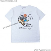 ルイヴィトン 偽物 nigo コラボ クルーネックTシャツ ダック vuc98135