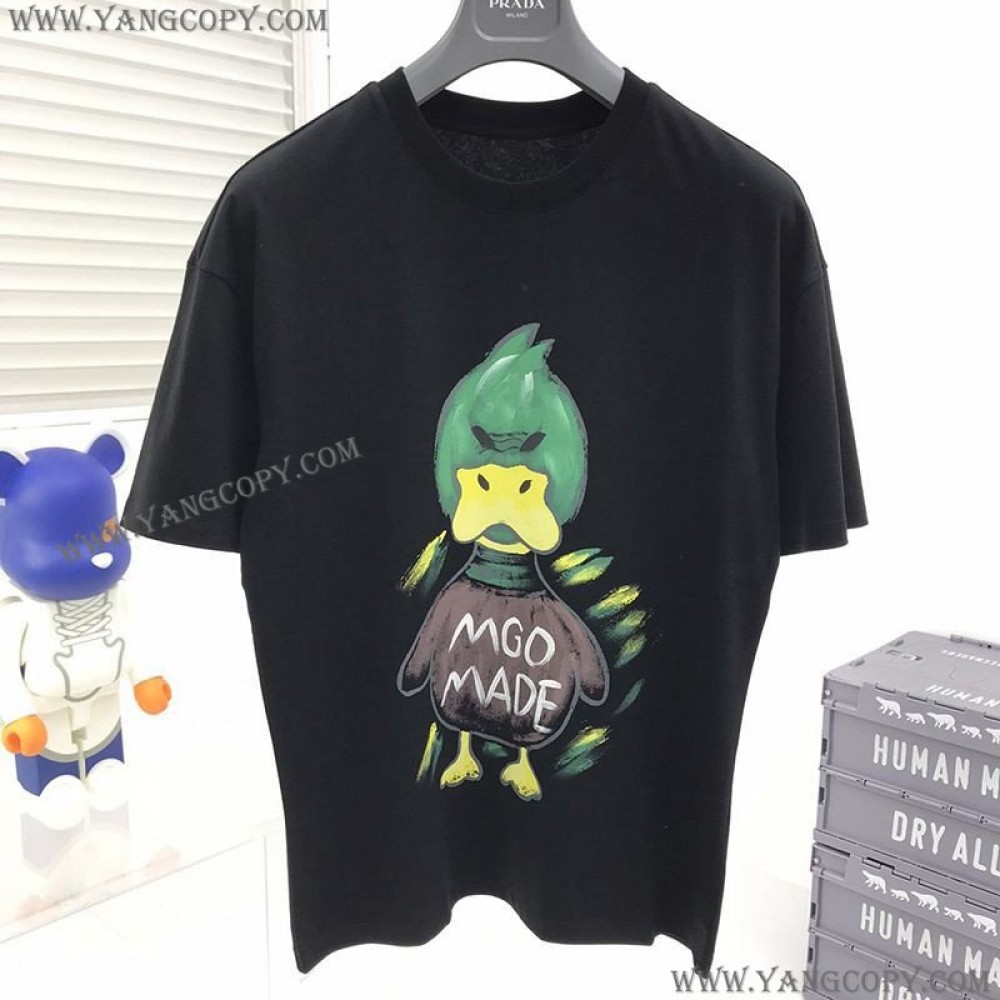 ルイヴィトン コピー ×NIGOコラボ ダック クルーネック Tシャツ vuw54101