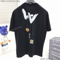 ルイヴィトン コピー ×NIGOコラボ ダック クルーネック Tシャツ vuw54101