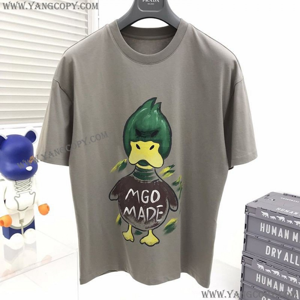 ルイヴィトン コピー ×NIGOコラボ ダック クルーネック Tシャツ vur60463