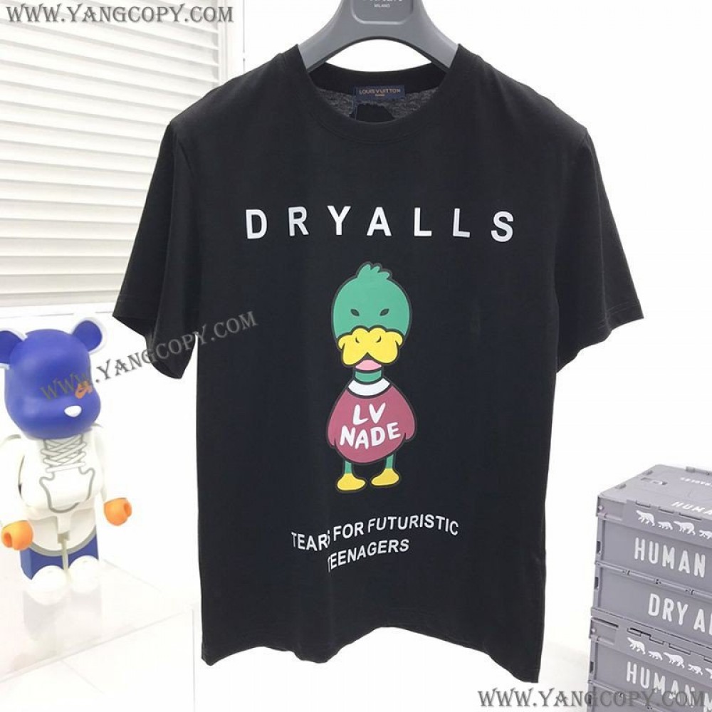 ルイヴィトン 偽物 ×NIGOコラボ ダック クルーネック Tシャツ vun63916