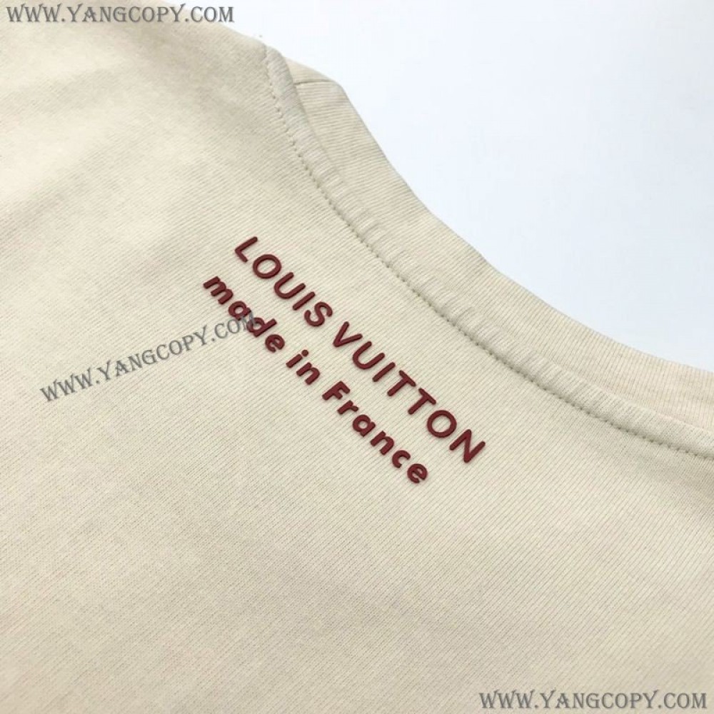 ルイヴィトン コピー エンボスLV Tシャツ vub81668