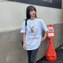 ルイヴィトン スーパーコピー ロゴ コットン Tシャツ vul14296