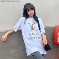 ルイヴィトン スーパーコピー ロゴ コットン Tシャツ vul14296