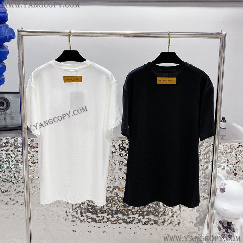 ルイヴィトン スーパーコピー Tシャツ トップス 半袖 2色 vuo39094