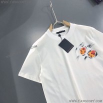 ルイヴィトン コピー Tシャツ パロディ ウォーターカラーモノグラムロゴ vuf84021