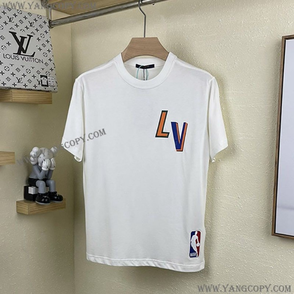 ルイヴィトン スーパーコピー x NBAプリントTシャツ vut42330