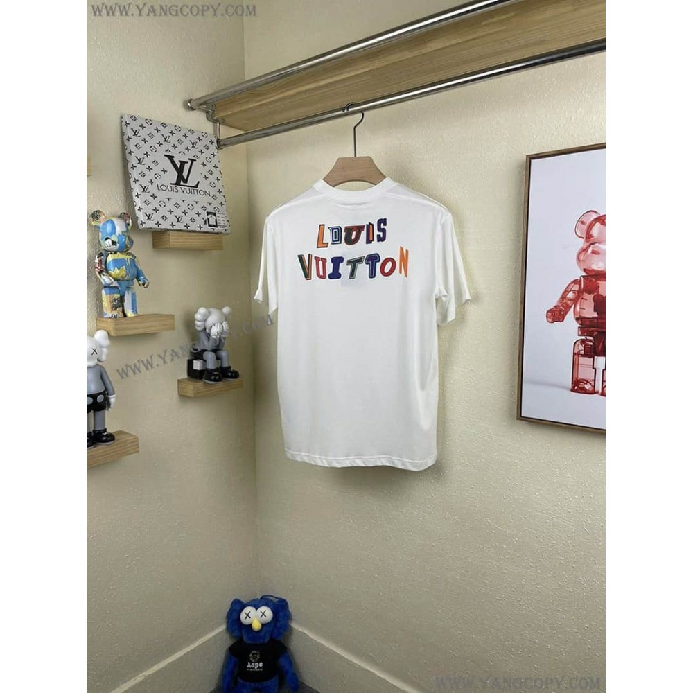 ルイヴィトン スーパーコピー x NBAプリントTシャツ vut42330