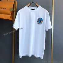 ルイヴィトン コピー Tシャツ 21SS フロウティングLVプリンテッド vux89996