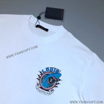 ルイヴィトン コピー Tシャツ 21SS フロウティングLVプリンテッド vux89996