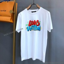 ルイヴィトン コピー Tシャツ パロディ フロウティングLVプリンテッド 2色 vuw59796