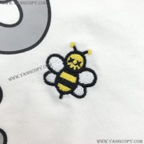 ディオール 偽物 上質 シンプル ロゴ刺繍入り コットンジャージー Tシャツ dem89334