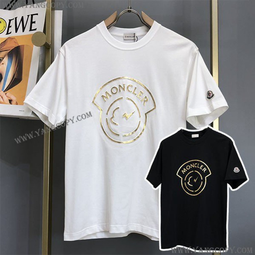 モンクレール コピー ロゴ プリント Tシャツ 2色 mof59228