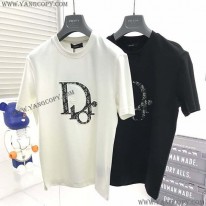 ディオール 偽物 コットンジャージ 半袖Tシャツ den77120